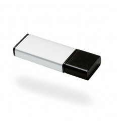 Memoria USB con Diseño Inteligente Color Plateado Mate