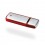 Memoria USB con Diseño Rectangular Color Rojo