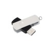 Memoria USB de Aluminio Color Plateado Mate