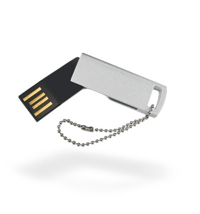 Memoria USB Ultrafina Color Plateado Mate