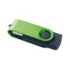 Memoria USB con Goma Negra Color Verde