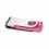 Memoria USB con Cuerpo Transparente Color Rosa