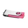 Memoria USB con Cuerpo Transparente Color Rosa
