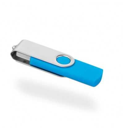Memoria USB con Conexión Micro USB Color Turquesa