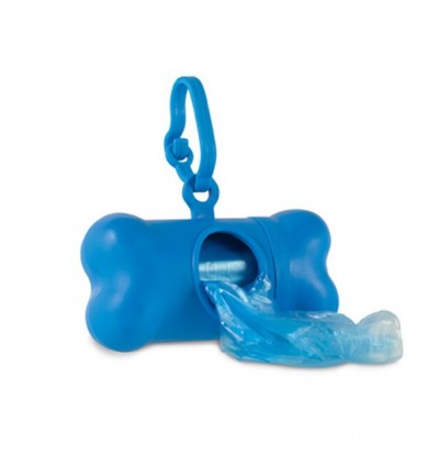 Porta Bolsas con Forma de Hueso personalizado Color Azul Claro