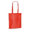 Bolsa de la Compra con Asas Largas con Logo Personalizado Promocional Color Rojo