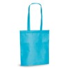 Bolsa de la Compra con Asas Largas Personalizado con Logo de Empresa Color Azul Claro