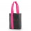 Bolsa Compra con Asas de Color para Regalo Promocional Publicitario Color Rosa