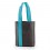 Bolsa Compra con Asas de Color para Logo de Empresa Color Azul Claro