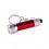 Llavero de Aluminio con Linterna con Logo Personalizado Promocional Color Rojo