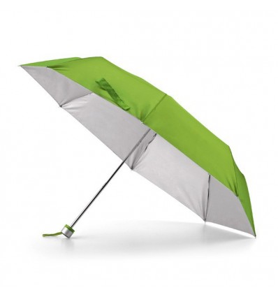 Paraguas Plegable con Interior Plateado para logo publicitario