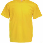 Camiseta Serigrafiada para Publicidad color Amarillo