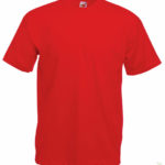 Camiseta Serigrafiada para Publicidad color Rojo