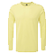 Camiseta Promocional Manga Larga Merchandising color amarillo jaspeado