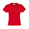 Camiseta Value Niña Merchandising color Rojo