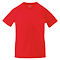 Camiseta Técnica Transpirante Infantil Publicidad color Rojo