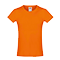 Camiseta Sofspun de Niña para Eventos color Naranja