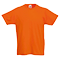 Camiseta Promocional Original Infantil para Empresas color Naranja