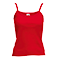 Camiseta Entallada Tirantes de Mujer con Logo color Rojo