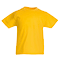 Camiseta Value de Niño para Eventos color Girasol