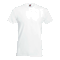 Camiseta personalizada Value Cuello V Merchandising color Blanco