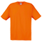 Camiseta Fruit of the Loom Original Promocional para Regalar color Naranja