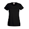  Camiseta Value de Mujer con Logotipo color Negro