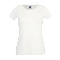 Camiseta de Mujer Entallada Publicitaria color Blanco