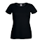 Camiseta de Mujer Entallada Promocional color Negro