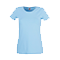 Camiseta de Mujer Entallada con Logo color Azul Cielo