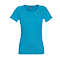 Camiseta Promocional Técnica de Mujer de Empresas Azul Azure