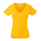  Camiseta Cuello V de Mujer Promocional de color Girasol