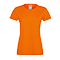 Camiseta Sofspun de Mujer Publicitaria color Naranja