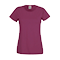 Camiseta Promocional Original para Mujer con Logo color Granate