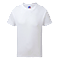 Camiseta Entallada Manga Corta para Niño Promocional color Blanca
