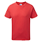 Camiseta Entallada Manga Corta para Niño Publicidad color Rojo