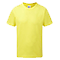 Camiseta Entallada Manga Corta para Niño con Logo color Amarillo