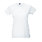 Camiseta Slim T de Mujer Personalizada color Blanco