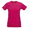  Camiseta Slim T de Mujer Publicidad color Fucsia