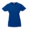Camiseta Slim T de Mujer Publicitaria color Azul Royal