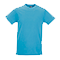 Camiseta Promocional Slim T Publicitaria color Turquesa