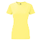 Camiseta HD de Mujer Publicitaria color Amarillo