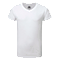 Camiseta HD Cuello V para Niño para Eventos color Blanco