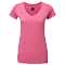 Camiseta HD de Mujer Cuello V Merchandising color Fucsia Jaspeado