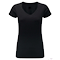 Camiseta HD de Mujer Cuello V Promocional color Negro