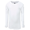 Camiseta HD Manga Larga para Niña Personalizada color Blanco