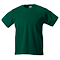 Camiseta Clasica Manga Corta para Niño Personalizada color Verde Botella