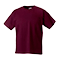 Camiseta Clasica Manga Corta para Niño Merchandisinf color Burgundi