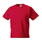 Camiseta Clasica Manga Corta para Niño para Empresas color Rojo Clásico