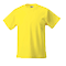 Camiseta Clasica Manga Corta para Niño Personalizada color Amarillo